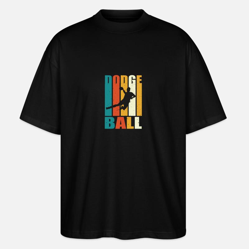 Dodgeball - Stanley/Stella Oversized Unisex Bio T-Shirt Blaster 2.0 - Schwarz