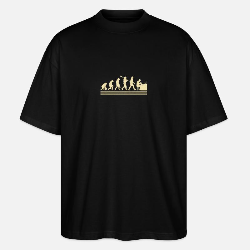 Chemiker-evolution - Stanley/Stella Oversized Unisex Bio T-Shirt Blaster 2.0 - Schwarz