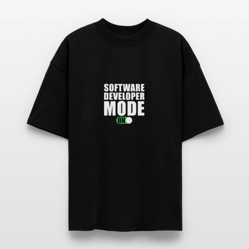Software Developer Mode On Stanley/Stella Oversized Unisex Organic T-shirt Blaster 2.0