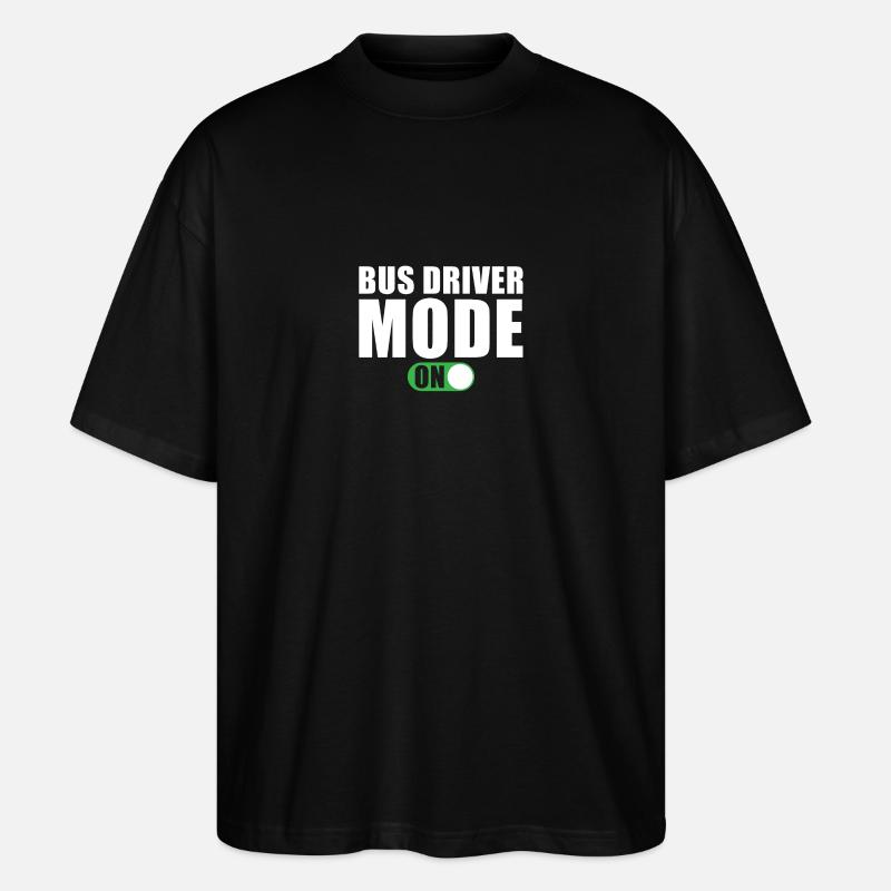 Mode pilote de bus activé - T-shirt bio Blaster 2.0 coupe oversize Stanley/Stella Unisexe - noir