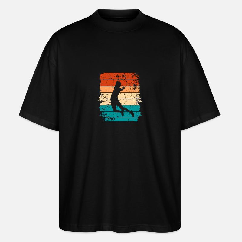 Badminton - Stanley/Stella Oversized Unisex Bio T-Shirt Blaster 2.0 - Schwarz
