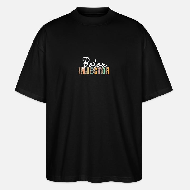 Botox-injektor - Stanley/Stella Oversized Unisex Bio T-Shirt Blaster 2.0 - Schwarz