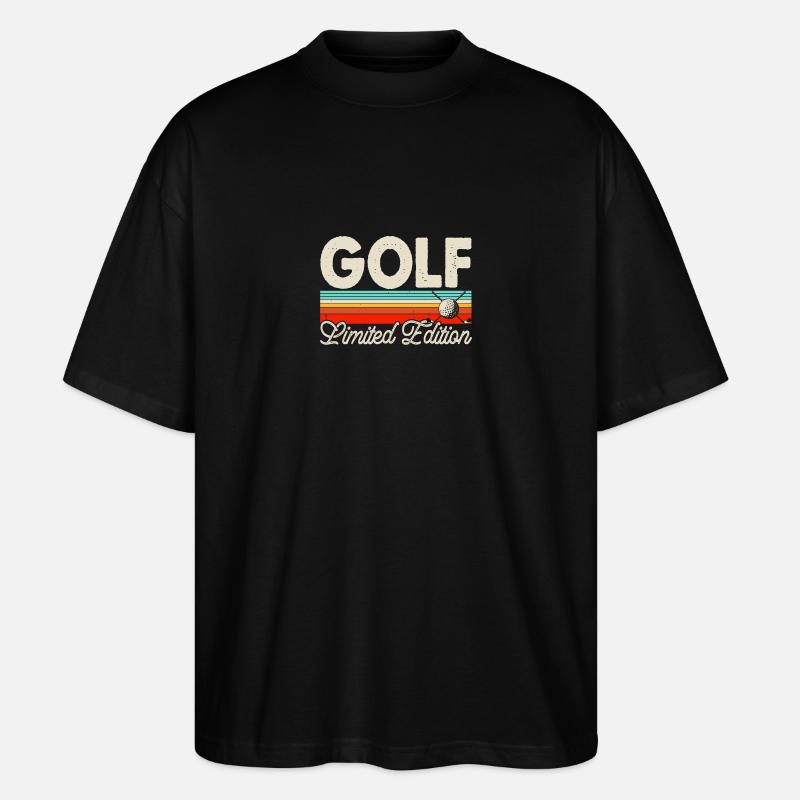 Golf Golfer - Stanley/Stella Oversized Unisex Bio T-Shirt Blaster 2.0 - Schwarz