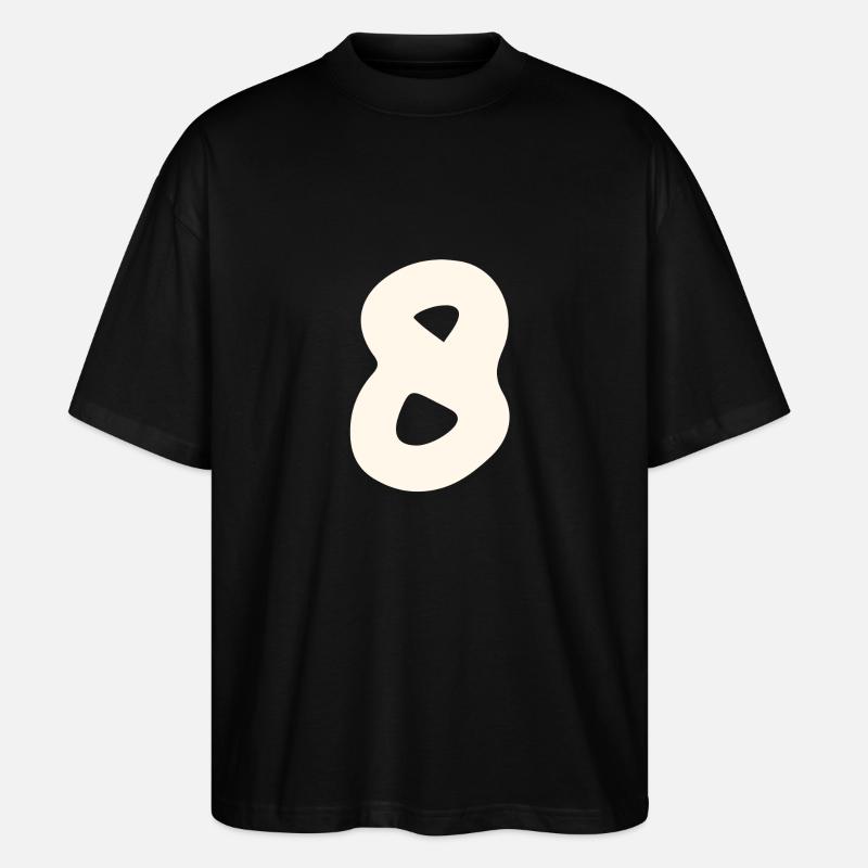 8 - Stanley/Stella Oversized Unisex Bio T-Shirt Blaster 2.0 - Schwarz