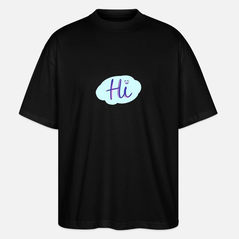 Hi - Stanley/Stella Oversized Unisex Bio T-Shirt Blaster 2.0 - Schwarz