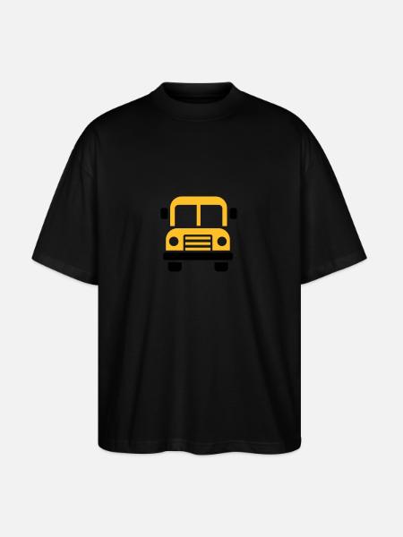 Bus - Stanley/Stella Oversized Unisex Organic T-shirt Blaster 2.0 - black