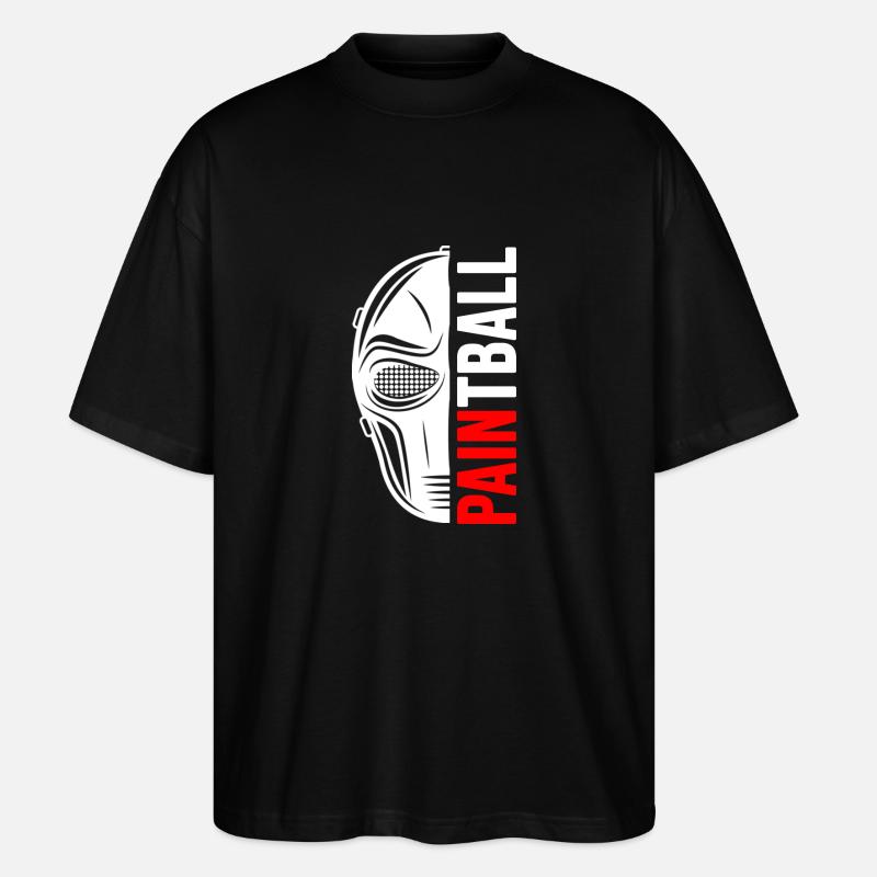 paintball gotcha-game painter - Stanley/Stella Oversized Unisex Bio T-Shirt Blaster 2.0 - Schwarz