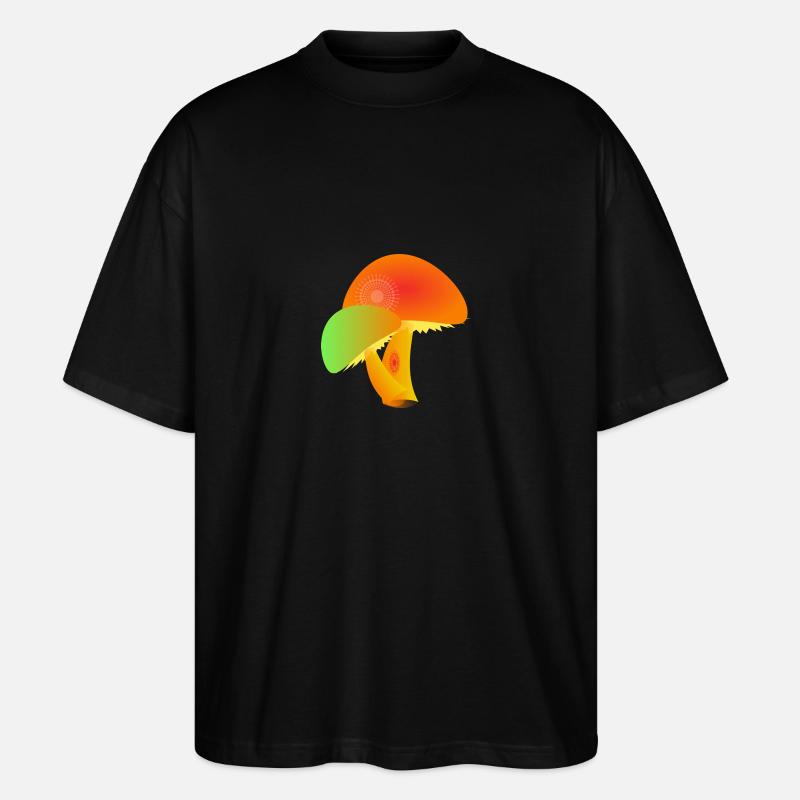 Pilze - Stanley/Stella Oversized Unisex Bio T-Shirt Blaster 2.0 - Schwarz