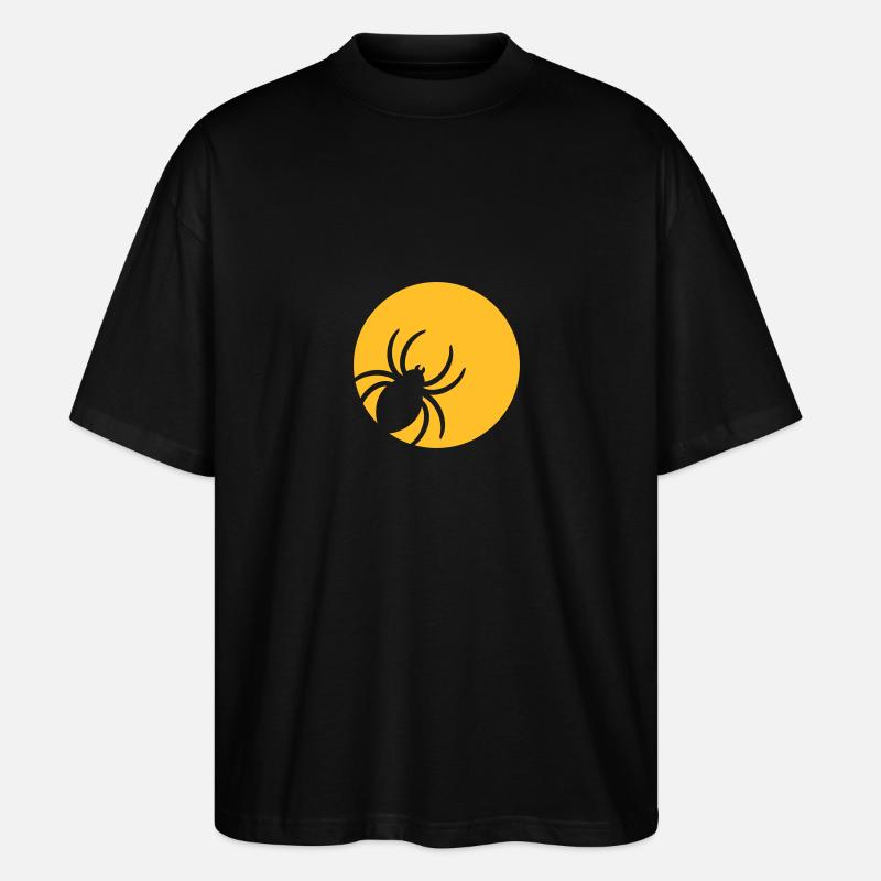 Spinne - Stanley/Stella Oversized Unisex Bio T-Shirt Blaster 2.0 - Schwarz