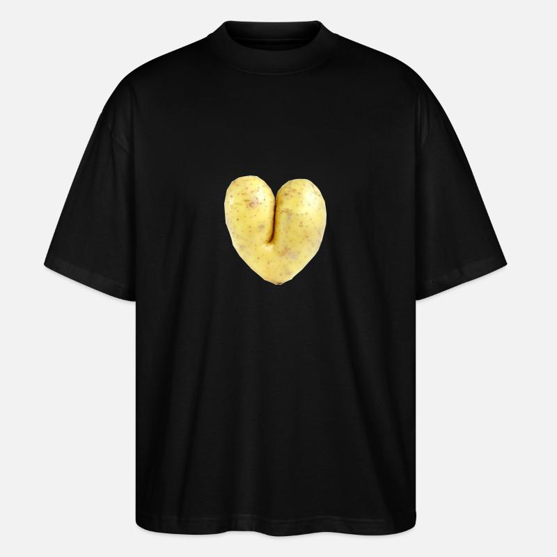 Here de pomme de terre - T-shirt bio Blaster 2.0 coupe oversize Stanley/Stella Unisexe - noir