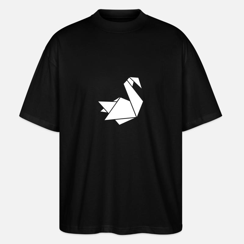 Schwan - Stanley/Stella Oversized Unisex Bio T-Shirt Blaster 2.0 - Schwarz