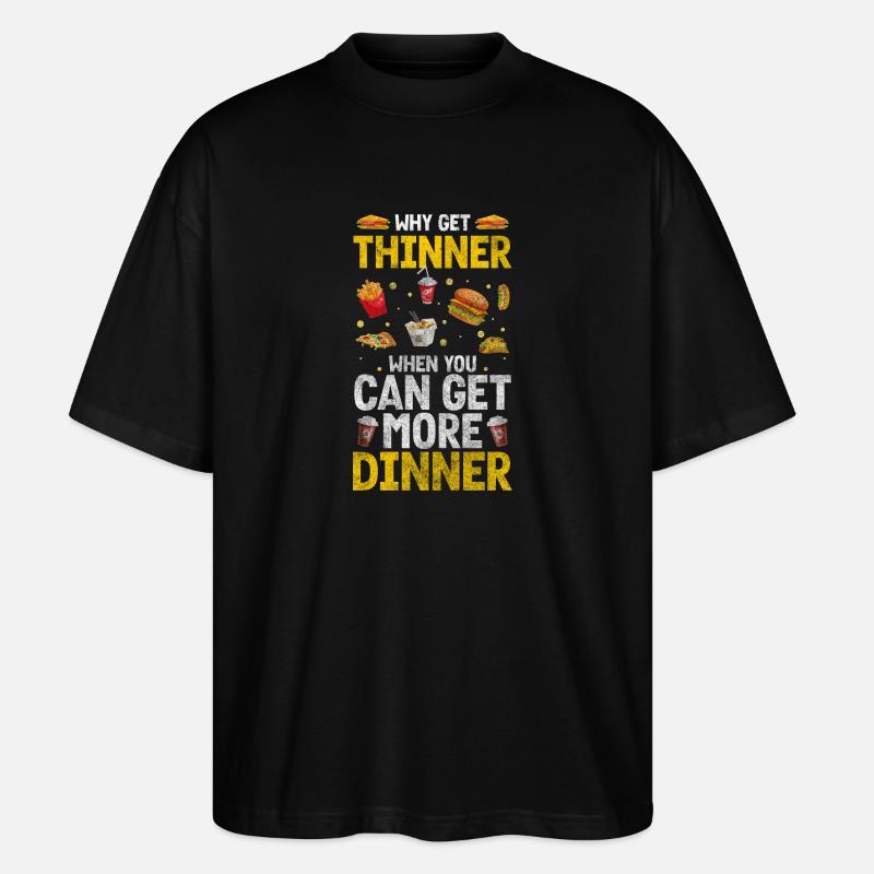 Repas Restaurant Frequent Eater - T-shirt bio Blaster 2.0 coupe oversize Stanley/Stella Unisexe - noir