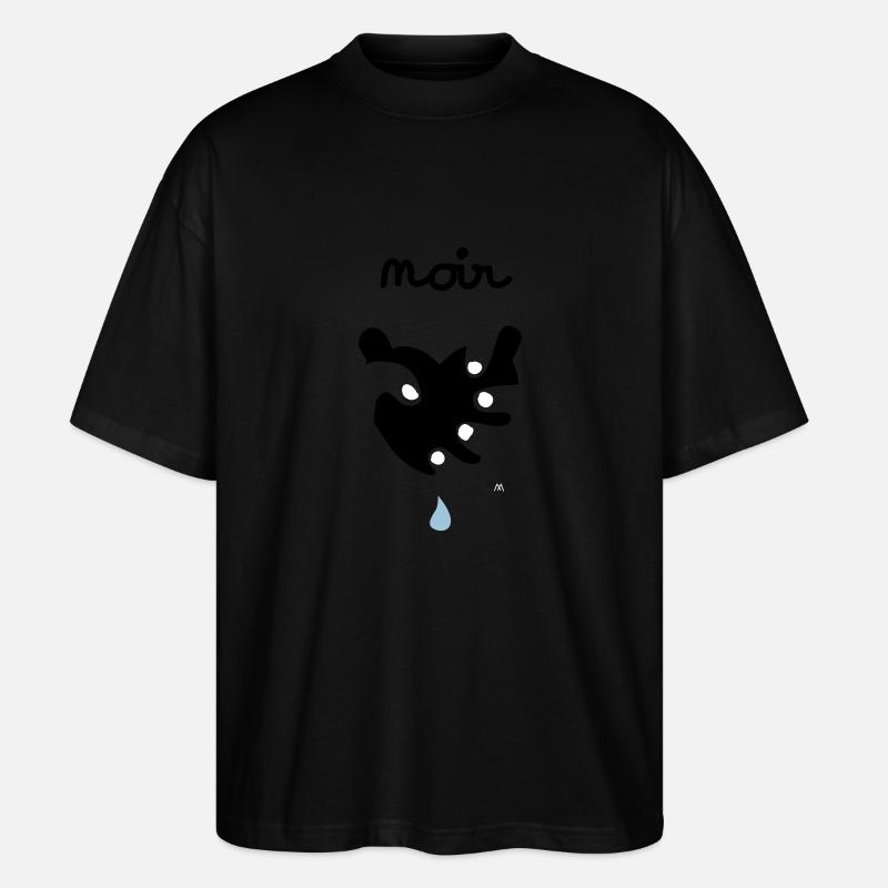 noirdesirrouge - Stanley/Stella Oversized Unisex Bio T-Shirt Blaster 2.0 - Schwarz