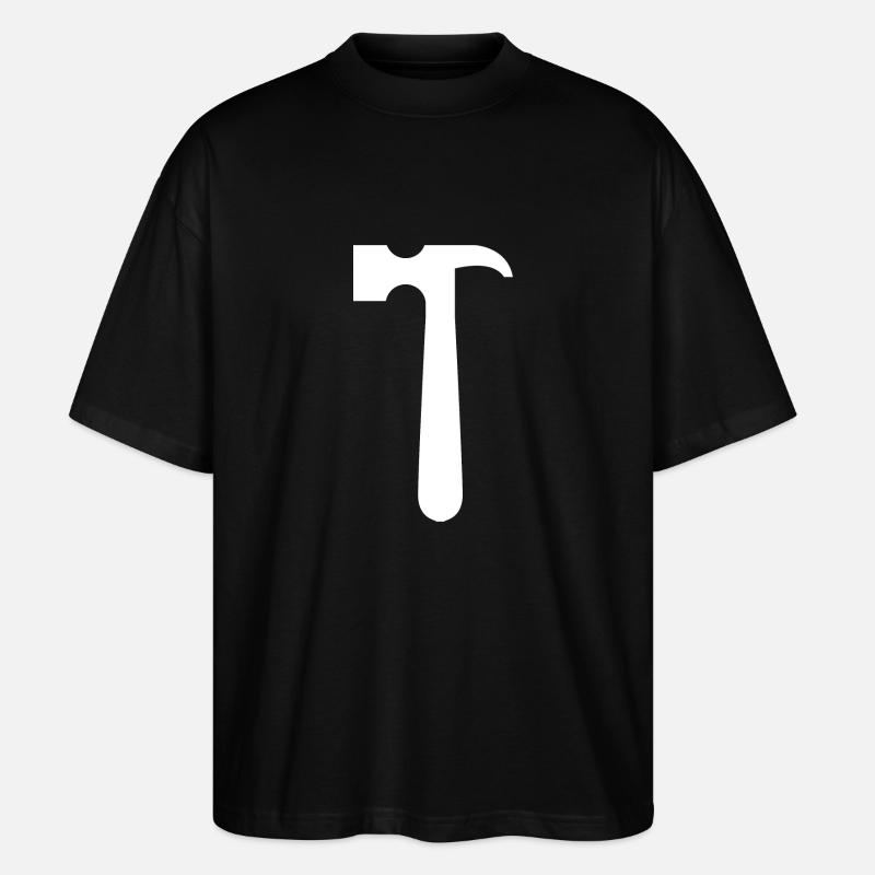 Hammer 2 - Stanley/Stella Oversized Unisex Organic T-shirt Blaster 2.0 - black