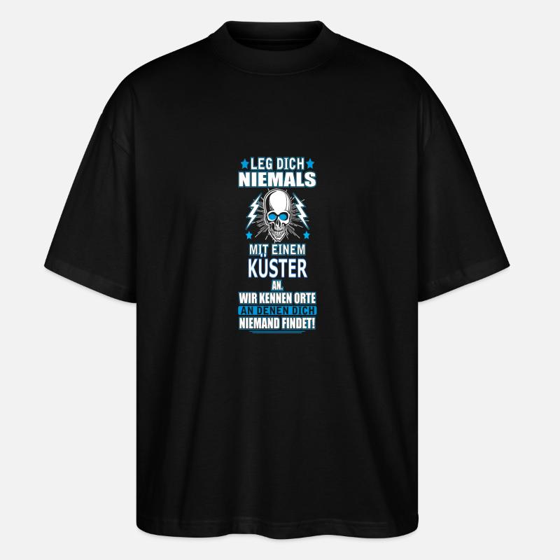 KÜSTER - Stanley/Stella Oversized Unisex Bio T-Shirt Blaster 2.0 - Schwarz