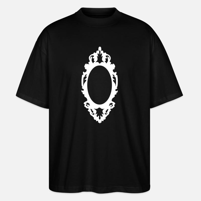 Ein antiker Spiegel - Stanley/Stella Oversized Unisex Bio T-Shirt Blaster 2.0 - Schwarz