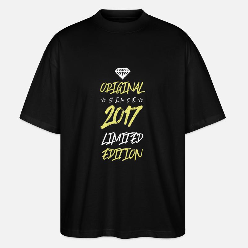 Édition limitée 2017 - T-shirt bio Blaster 2.0 coupe oversize Stanley/Stella Unisexe - noir