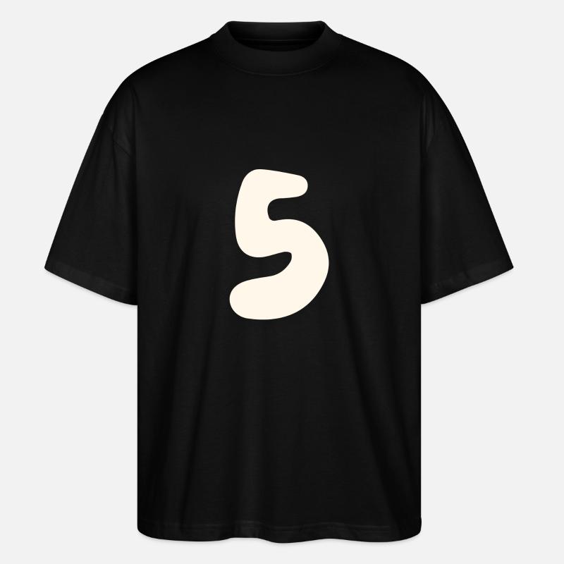 5 - Stanley/Stella Oversized Unisex Bio T-Shirt Blaster 2.0 - Schwarz