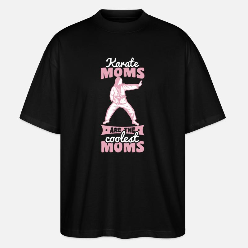 Karate Mutter - Stanley/Stella Oversized Unisex Bio T-Shirt Blaster 2.0 - Schwarz