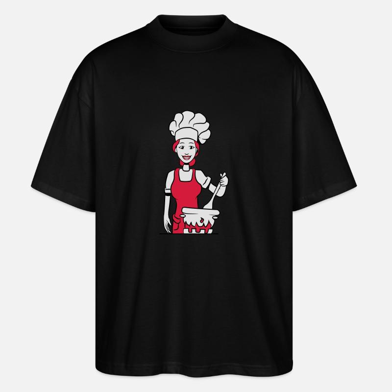 cuisinier cuisinier - T-shirt bio Blaster 2.0 coupe oversize Stanley/Stella Unisexe - noir