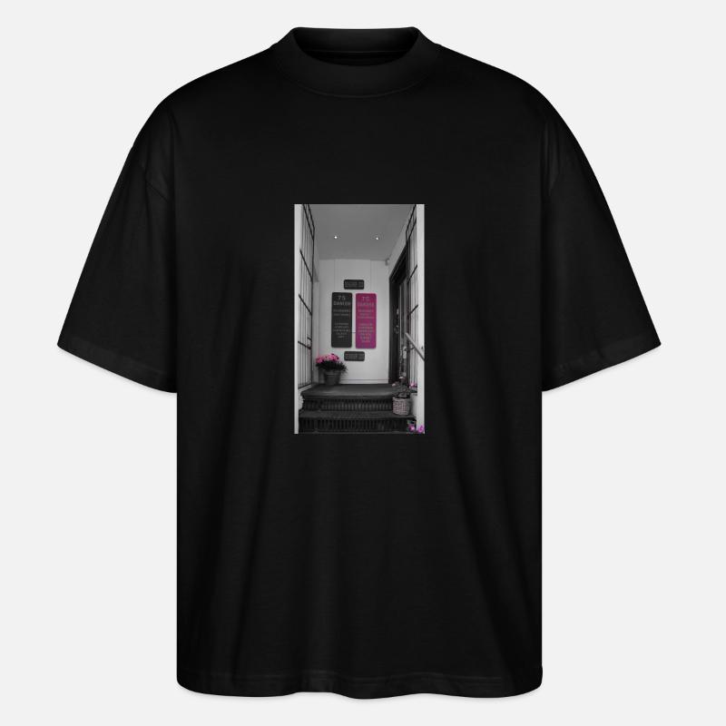 Graues Kopenhagen - Stanley/Stella Oversized Unisex Bio T-Shirt Blaster 2.0 - Schwarz