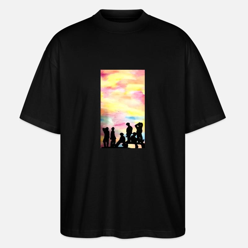 Silluette - Stanley/Stella Oversized Unisex Bio T-Shirt Blaster 2.0 - Schwarz