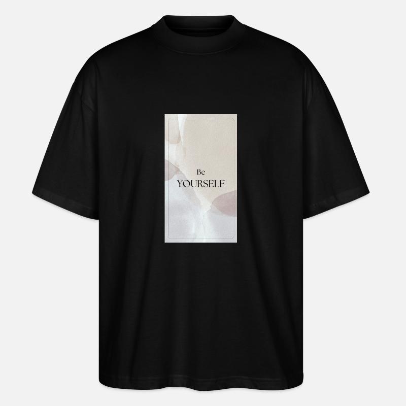 SOYEZ VOUS-MÊME - Soyez vous-même - T-shirt bio Blaster 2.0 coupe oversize Stanley/Stella Unisexe - noir