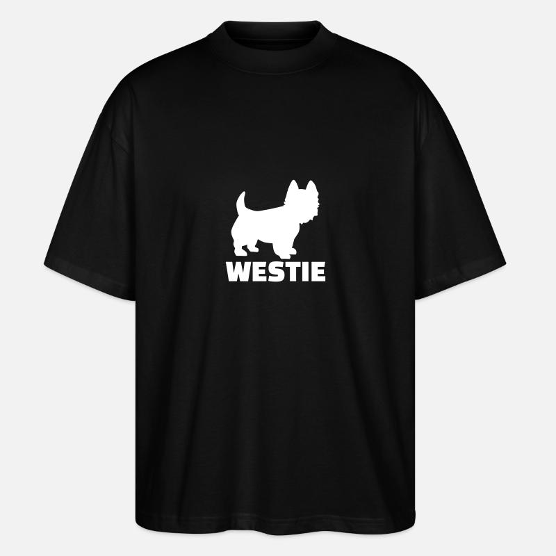 Westie - Stanley/Stella Oversized Unisex Bio T-Shirt Blaster 2.0 - Schwarz