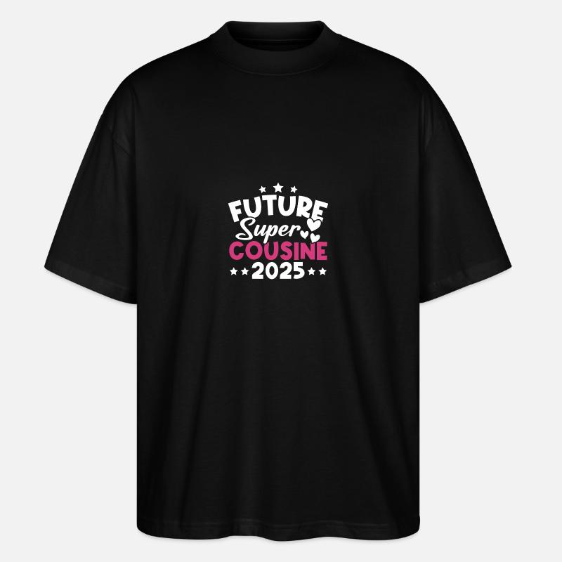 Future super cousine 2025 - T-shirt bio Blaster 2.0 coupe oversize Stanley/Stella Unisexe - noir