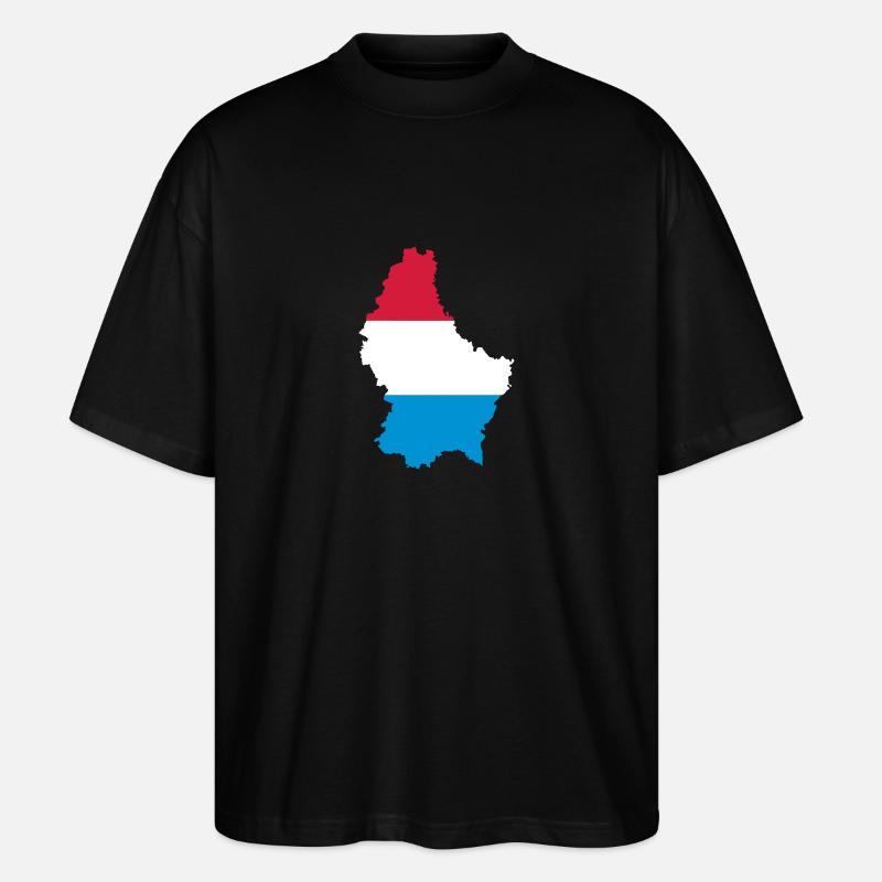 Luxembourg - T-shirt bio Blaster 2.0 coupe oversize Stanley/Stella Unisexe - noir