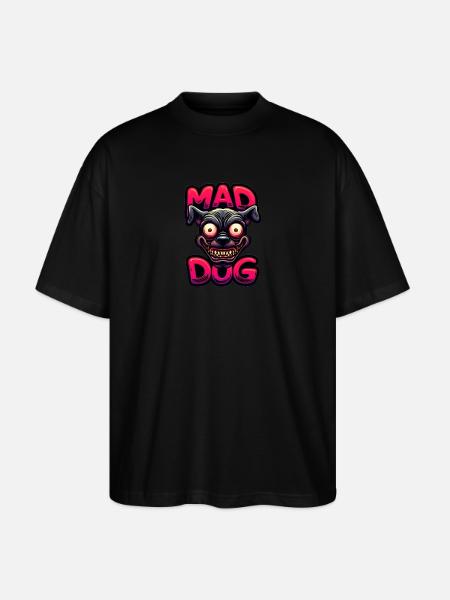 MAD DOG - Stanley/Stella Oversized Unisex Organic T-shirt Blaster 2.0 - black