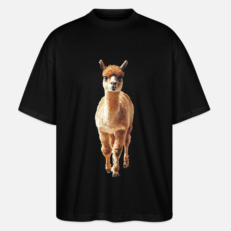 Alpaka - Stanley/Stella Oversized Unisex Bio T-Shirt Blaster 2.0 - Schwarz