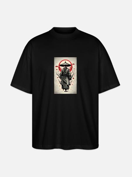 Medieval Japanese Poster - Stanley/Stella Oversized Unisex Organic T-shirt Blaster 2.0 - black
