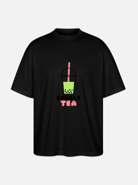 Bubble Tea - Stanley/Stella Oversized Unisex Bio T-Shirt Blaster 2.0 - Schwarz