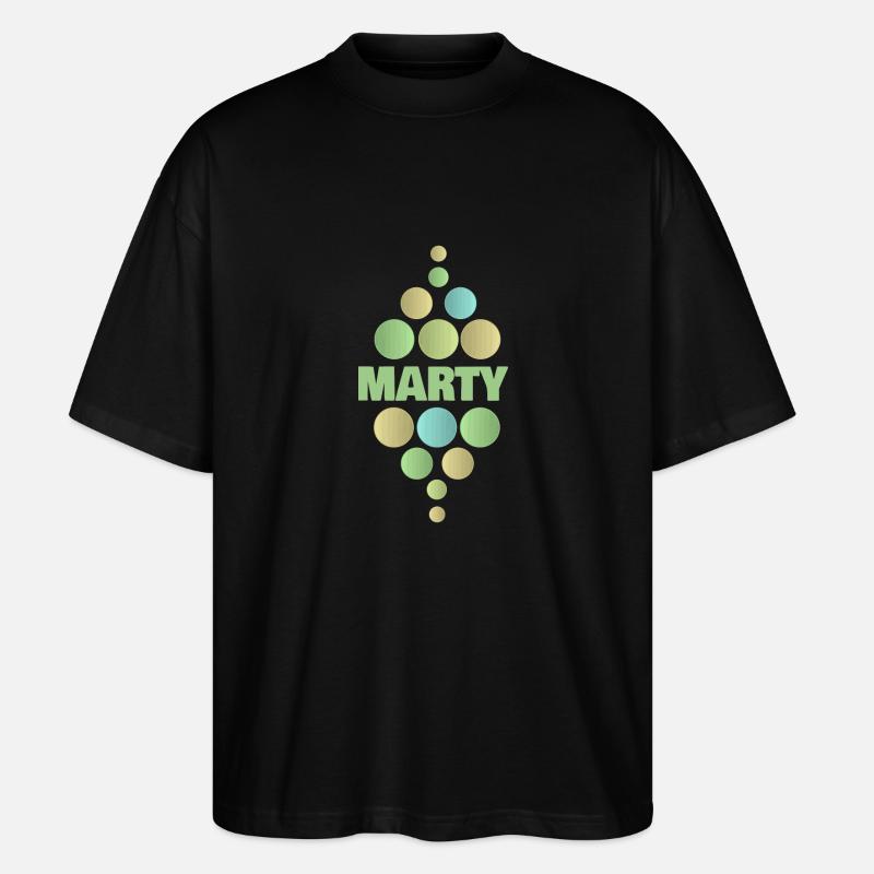 Marty - T-shirt bio Blaster 2.0 coupe oversize Stanley/Stella Unisexe - noir