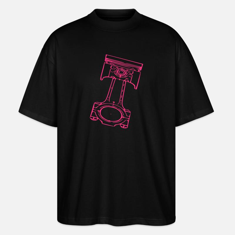 Pistons - T-shirt bio Blaster 2.0 coupe oversize Stanley/Stella Unisexe - noir