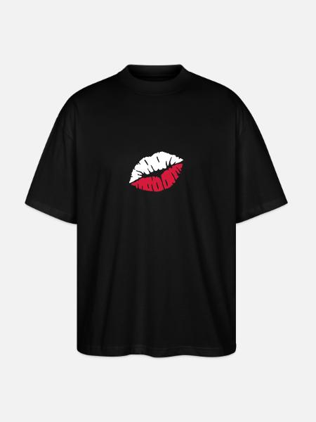 Pologne - T-shirt bio Blaster 2.0 coupe oversize Stanley/Stella Unisexe - noir
