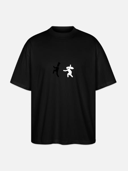 Running Groom - Stanley/Stella Oversized Unisex Organic T-shirt Blaster 2.0 - black