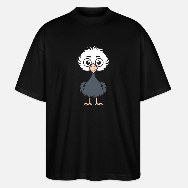 Strauß - Stanley/Stella Oversized Unisex Bio T-Shirt Blaster 2.0 - Schwarz