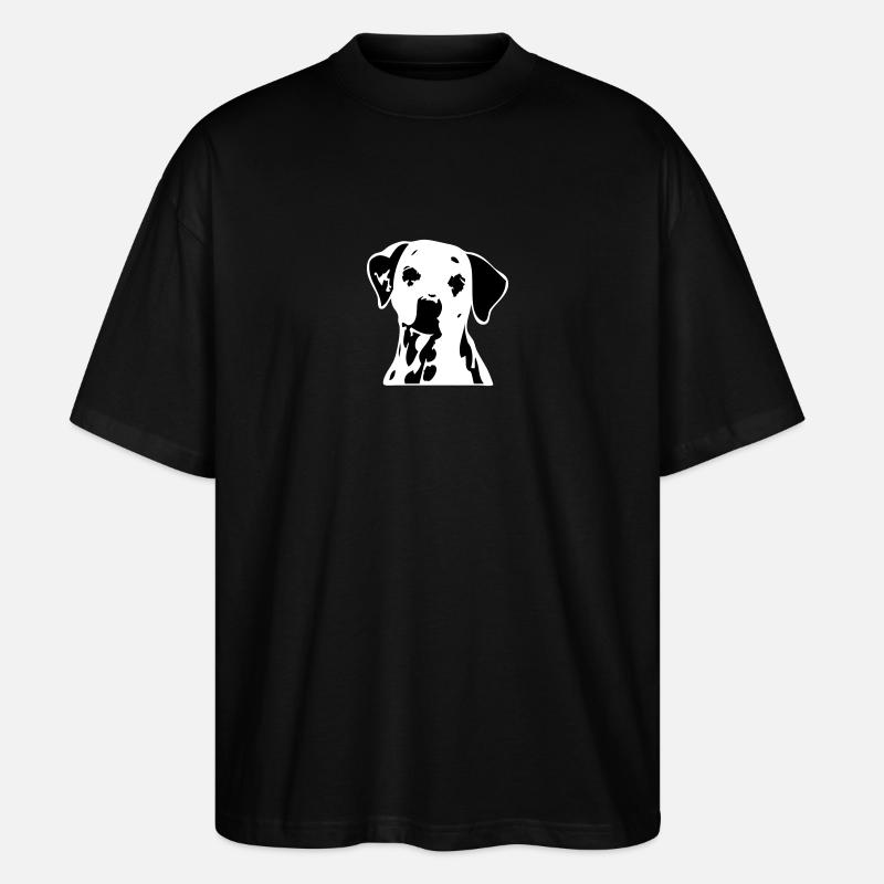 dogz_dalmatiner - Stanley/Stella Oversized Unisex Bio T-Shirt Blaster 2.0 - Schwarz