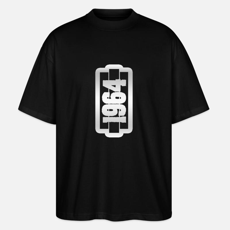 Père 1964 - T-shirt bio Blaster 2.0 coupe oversize Stanley/Stella Unisexe - noir