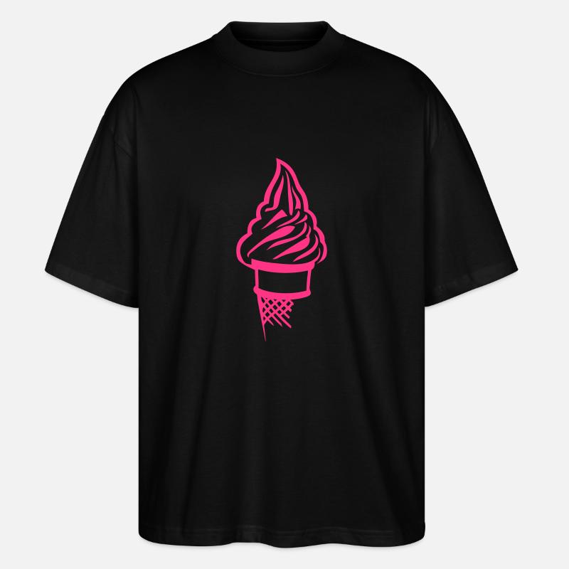 Eis Eis-Kegel 18 - Stanley/Stella Oversized Unisex Bio T-Shirt Blaster 2.0 - Schwarz