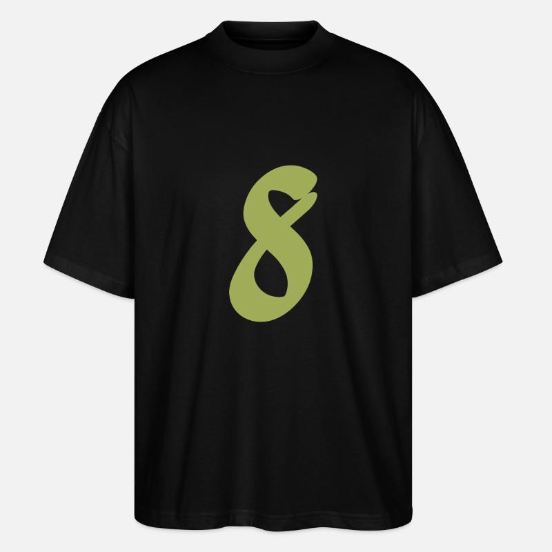 8 - Stanley/Stella Oversized Unisex Bio T-Shirt Blaster 2.0 - Schwarz
