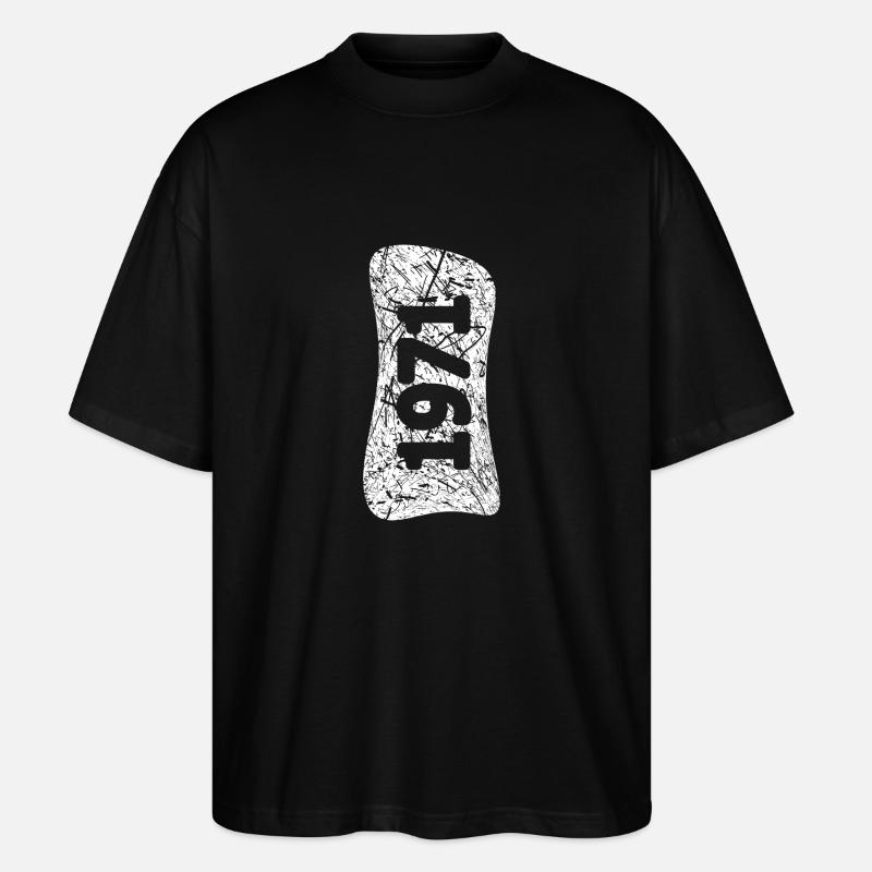 1971 1971 - T-shirt bio Blaster 2.0 coupe oversize Stanley/Stella Unisexe - noir