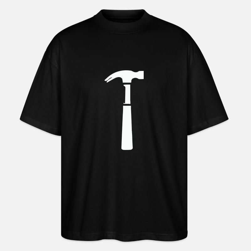 marteau - T-shirt bio Blaster 2.0 coupe oversize Stanley/Stella Unisexe - noir