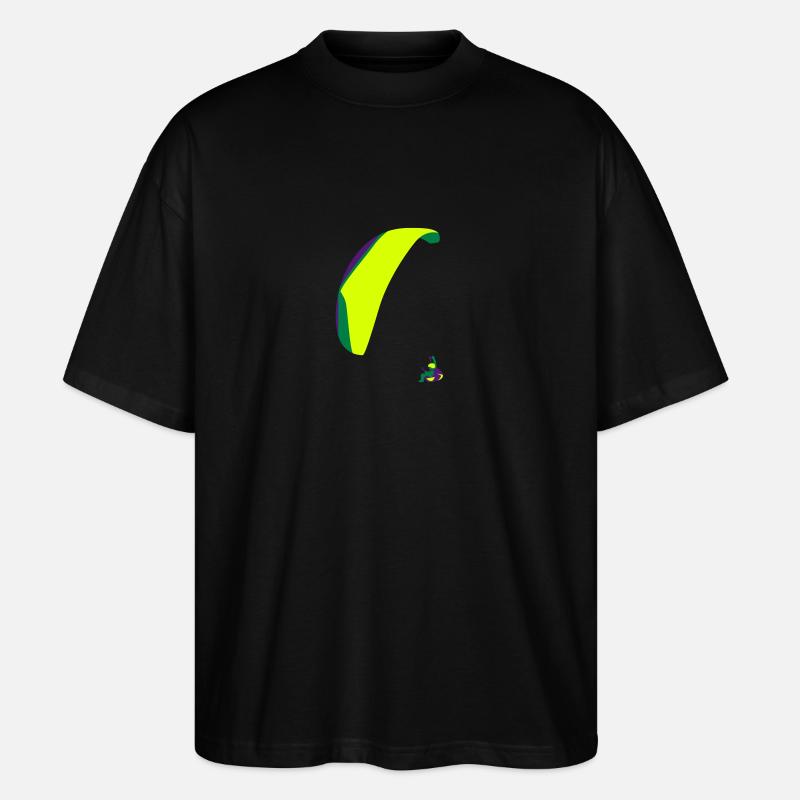 Paraglider Acro - Stanley/Stella Oversized Unisex Bio T-Shirt Blaster 2.0 - Schwarz