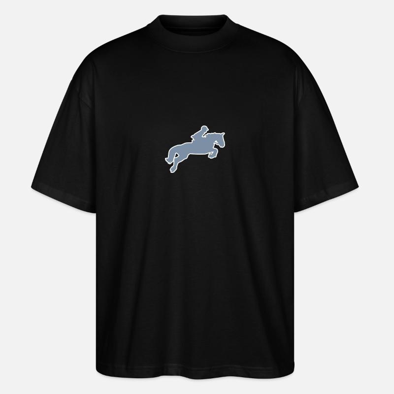 Springpferd - Stanley/Stella Oversized Unisex Bio T-Shirt Blaster 2.0 - Schwarz