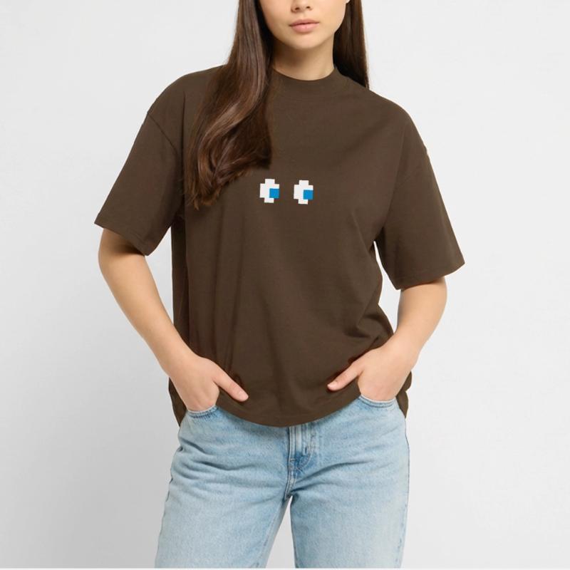 Ghost Eyes Ghost Eyes Comic Computer Game Console Stanley/Stella Oversized Unisex Organic T-shirt Blaster 2.0