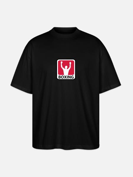 Boxing - T-shirt bio Blaster 2.0 coupe oversize Stanley/Stella Unisexe - noir