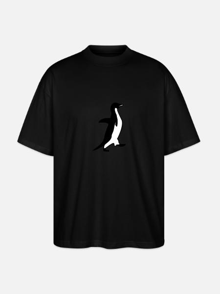 penguin - Stanley/Stella Oversized Unisex Organic T-shirt Blaster 2.0 - black